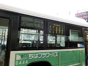 千葉駅から泉自然公園行きの便が出ているフラワーバス