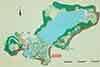 袖ヶ浦公園の全体地図