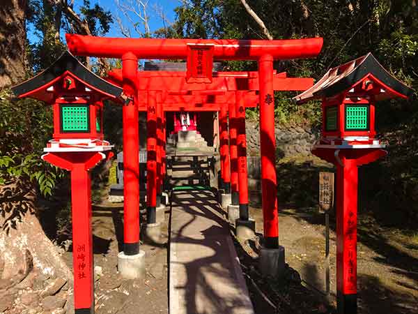 稲荷神社の4つの鳥居