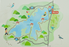 雄蛇ヶ池の全体地図